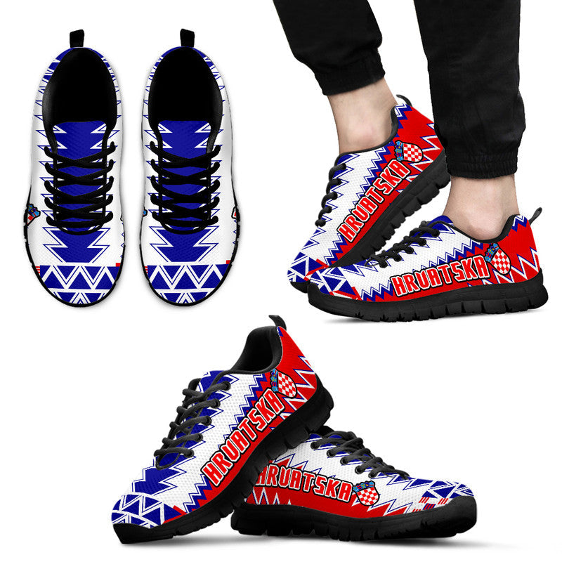 Croatia Football Sport Style Sneakers LT9