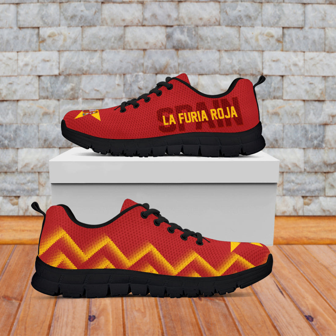 Spain World Cup 2022 Casual Sneakers The Red Fury LT7