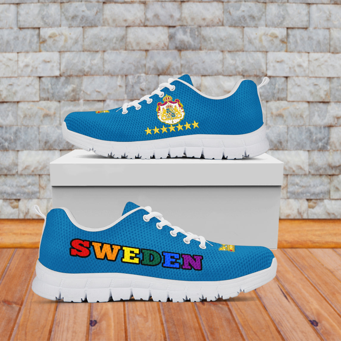Sweden LGBT Day Sneakers Be Proud Of Who You Are LT14