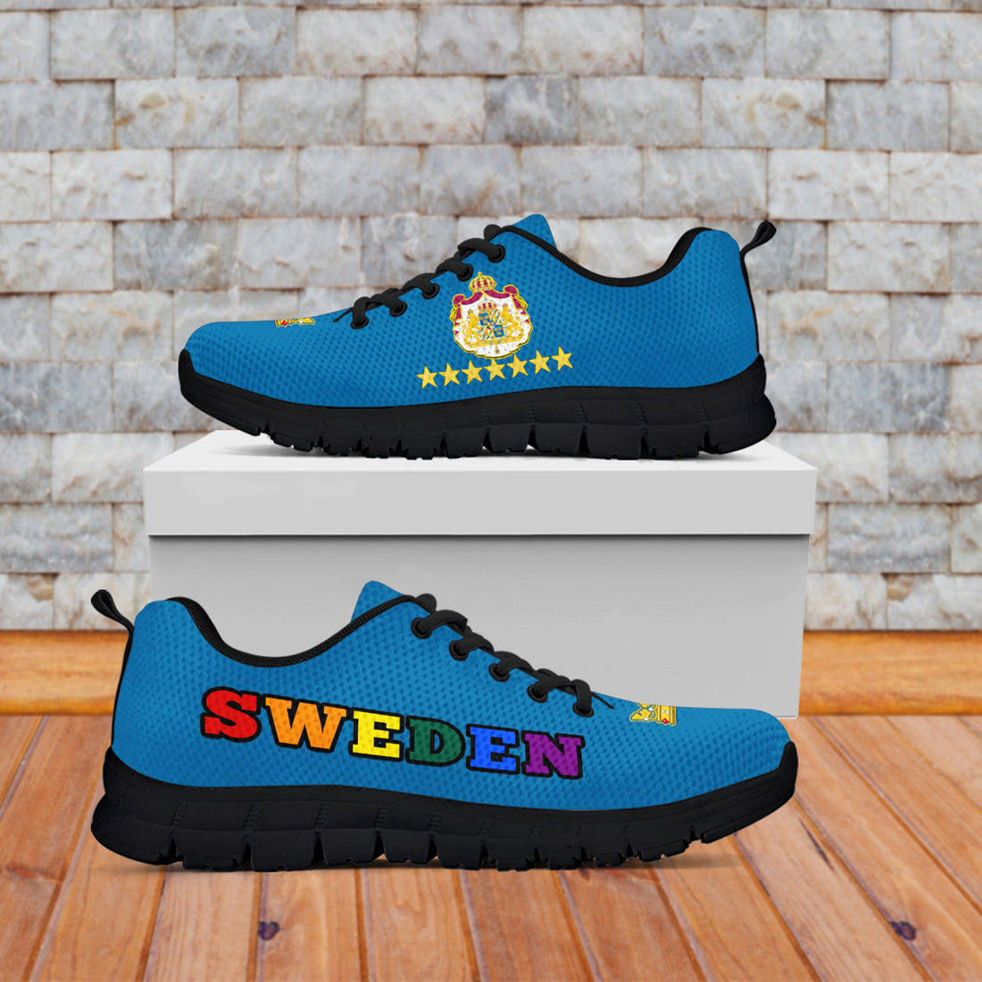 Sweden LGBT Day Sneakers Be Proud Of Who You Are LT14