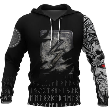 Viking Hoodie Sowilo Norse Runes RLT12