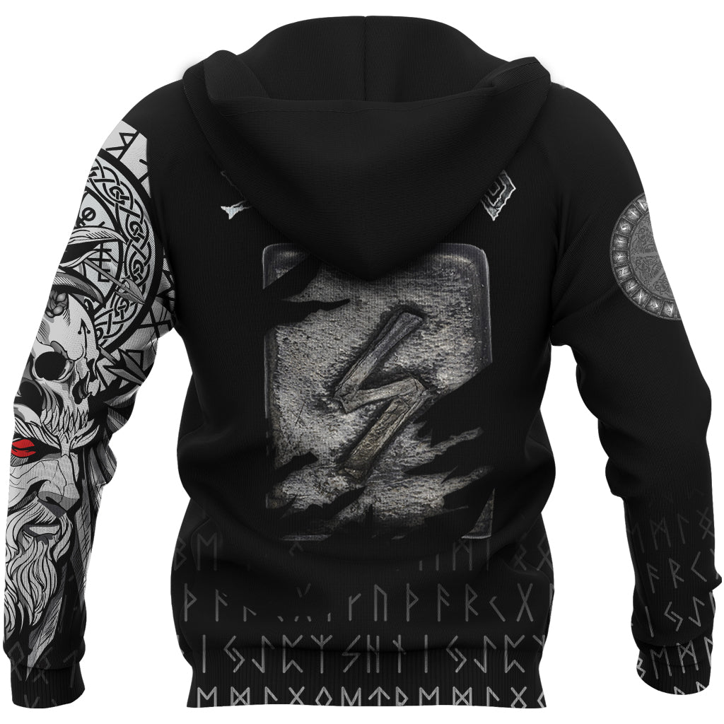 Viking Hoodie Sowilo Norse Runes RLT12