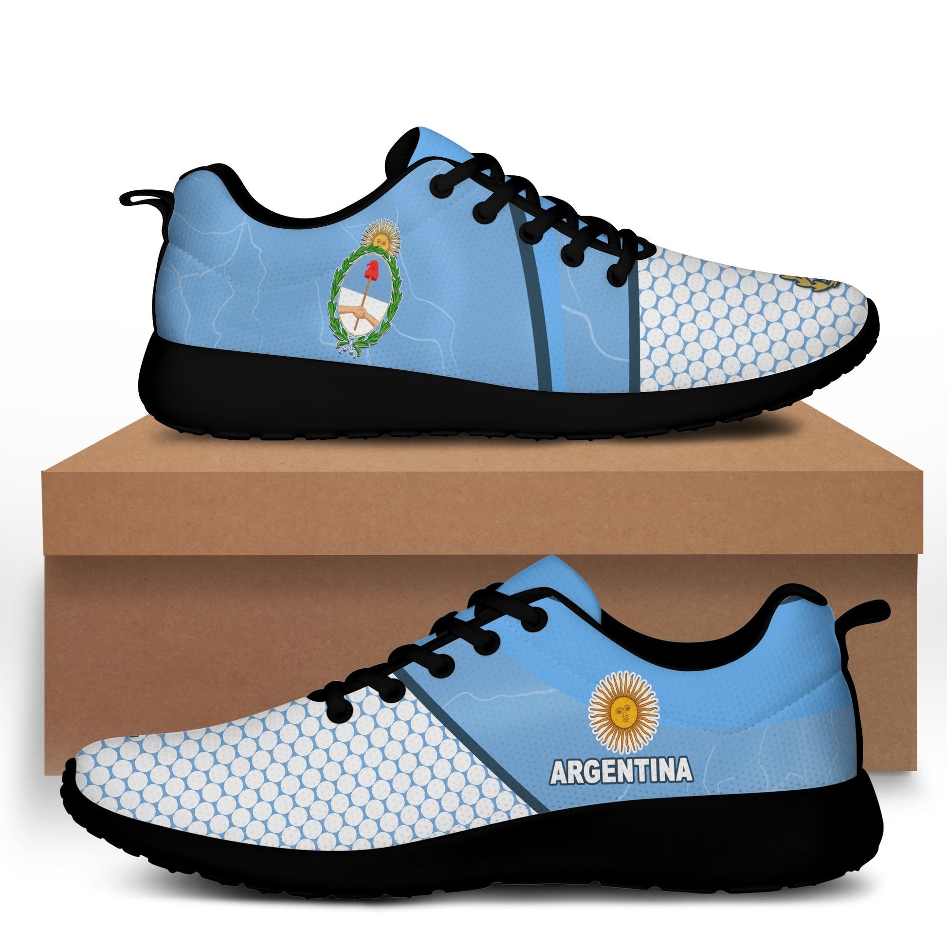 Argentina Football 2022 Sporty Sneakers Champions Blue Sky May Sun Ver.01 LT13