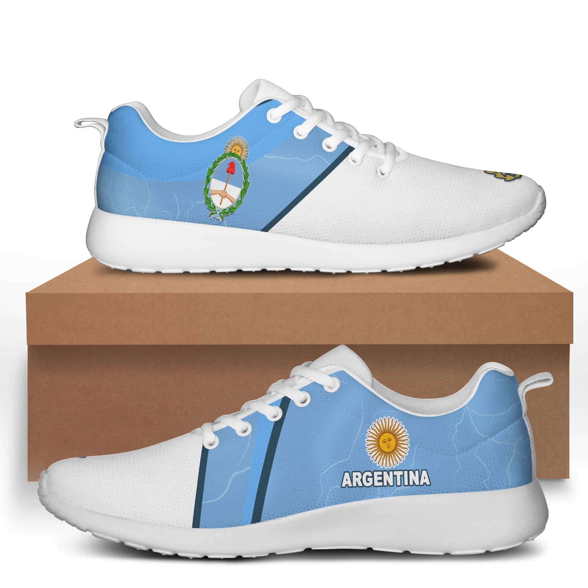 Argentina Football 2022 Sporty Sneakers Champions Blue Sky May Sun Ver.02 LT13