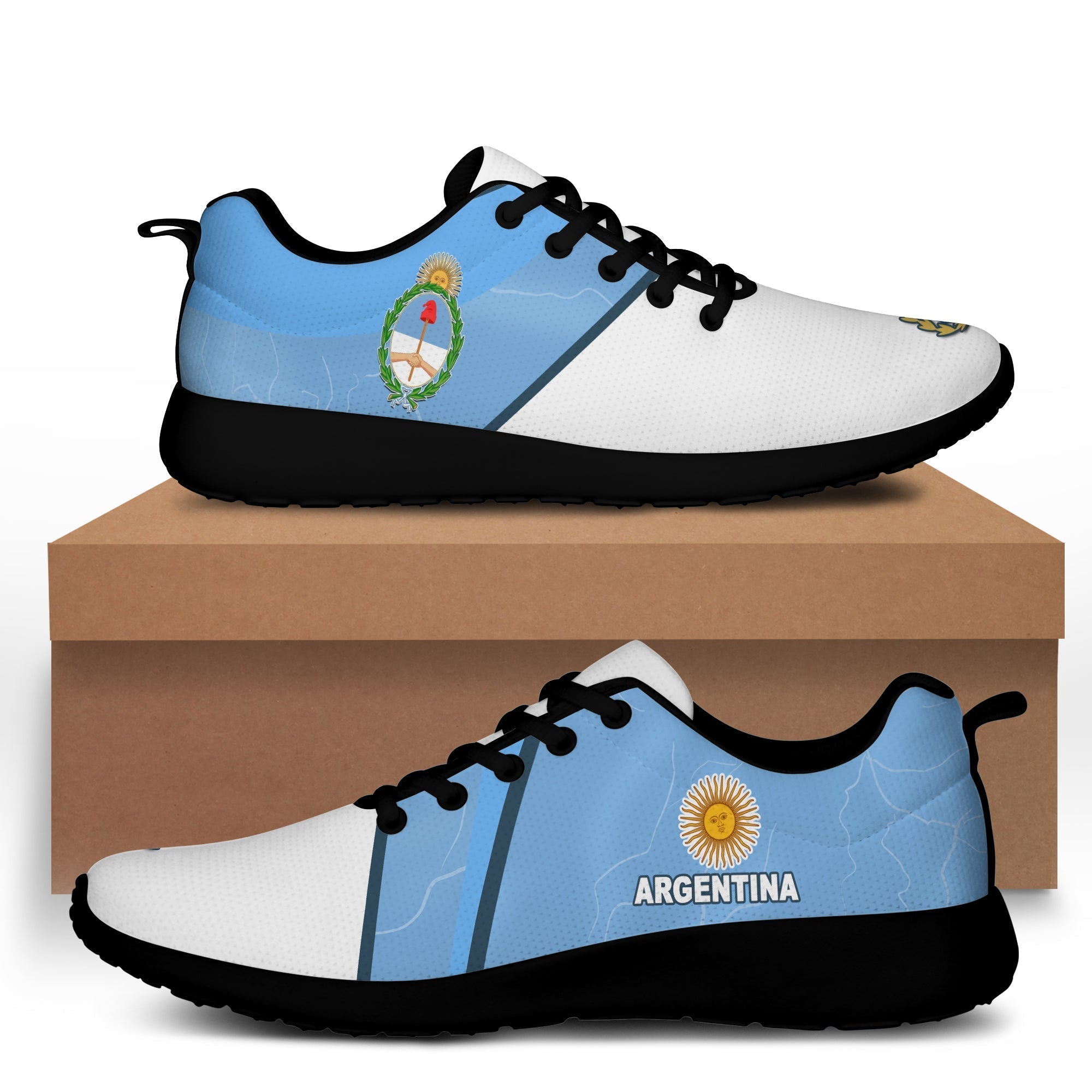 Argentina Football 2022 Sporty Sneakers Champions Blue Sky May Sun Ver.02 LT13
