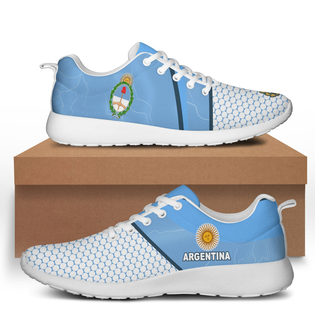 Argentina Football 2022 Sporty Sneakers Champions Blue Sky May Sun Ver.01 LT13