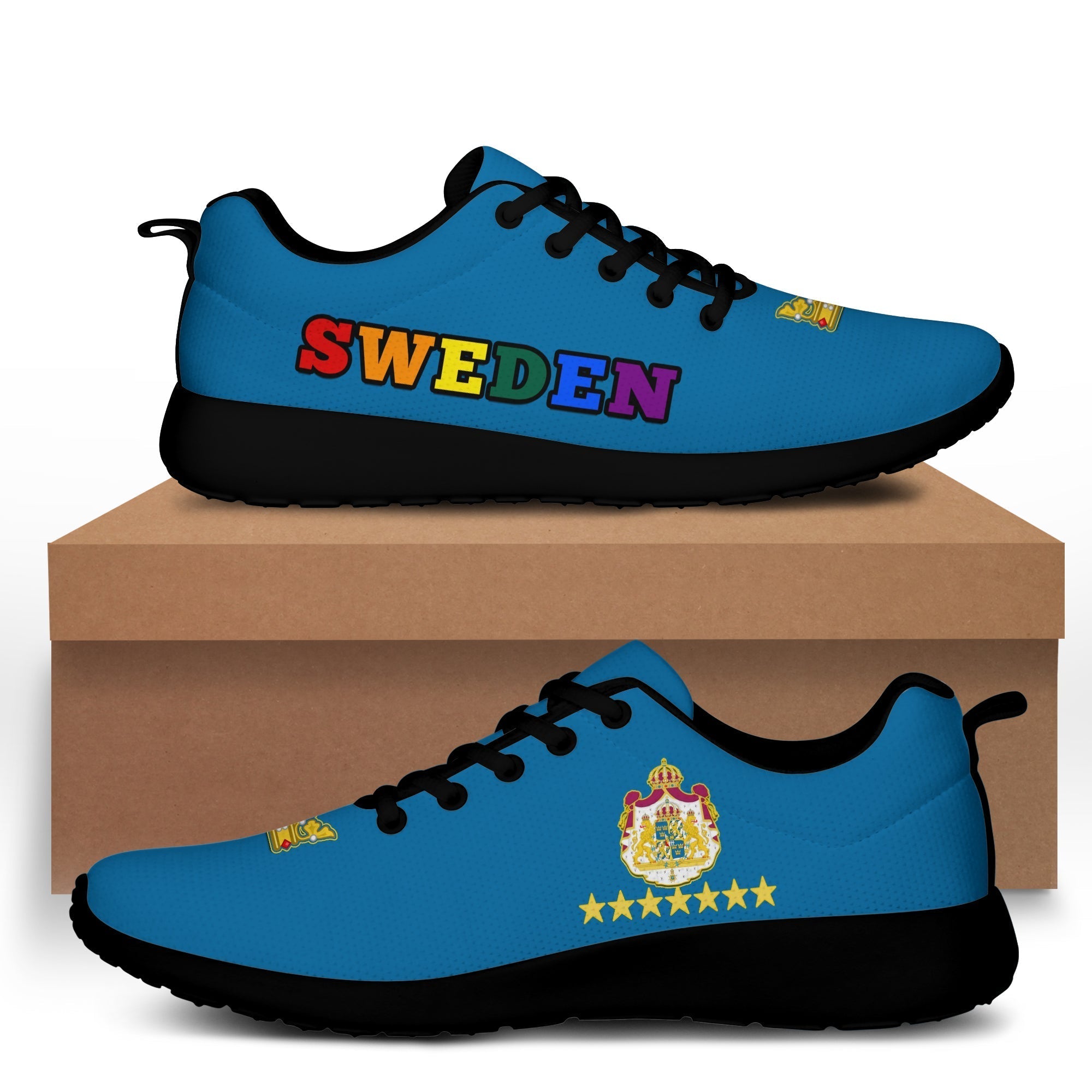 Sweden LGBT Day Sporty Sneakers Be Proud Of Who You Are LT14