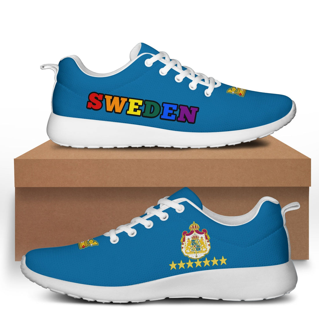 Sweden LGBT Day Sporty Sneakers Be Proud Of Who You Are LT14