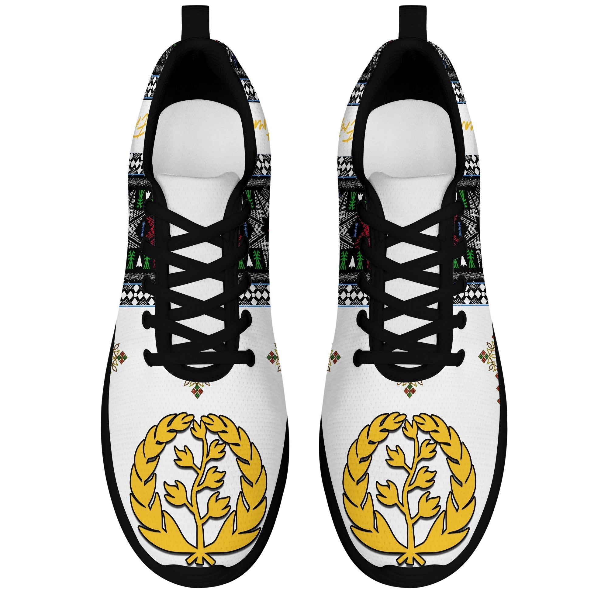 Eritrea Cross Sporty Sneakers Independence Day Proud Eritrean LT13