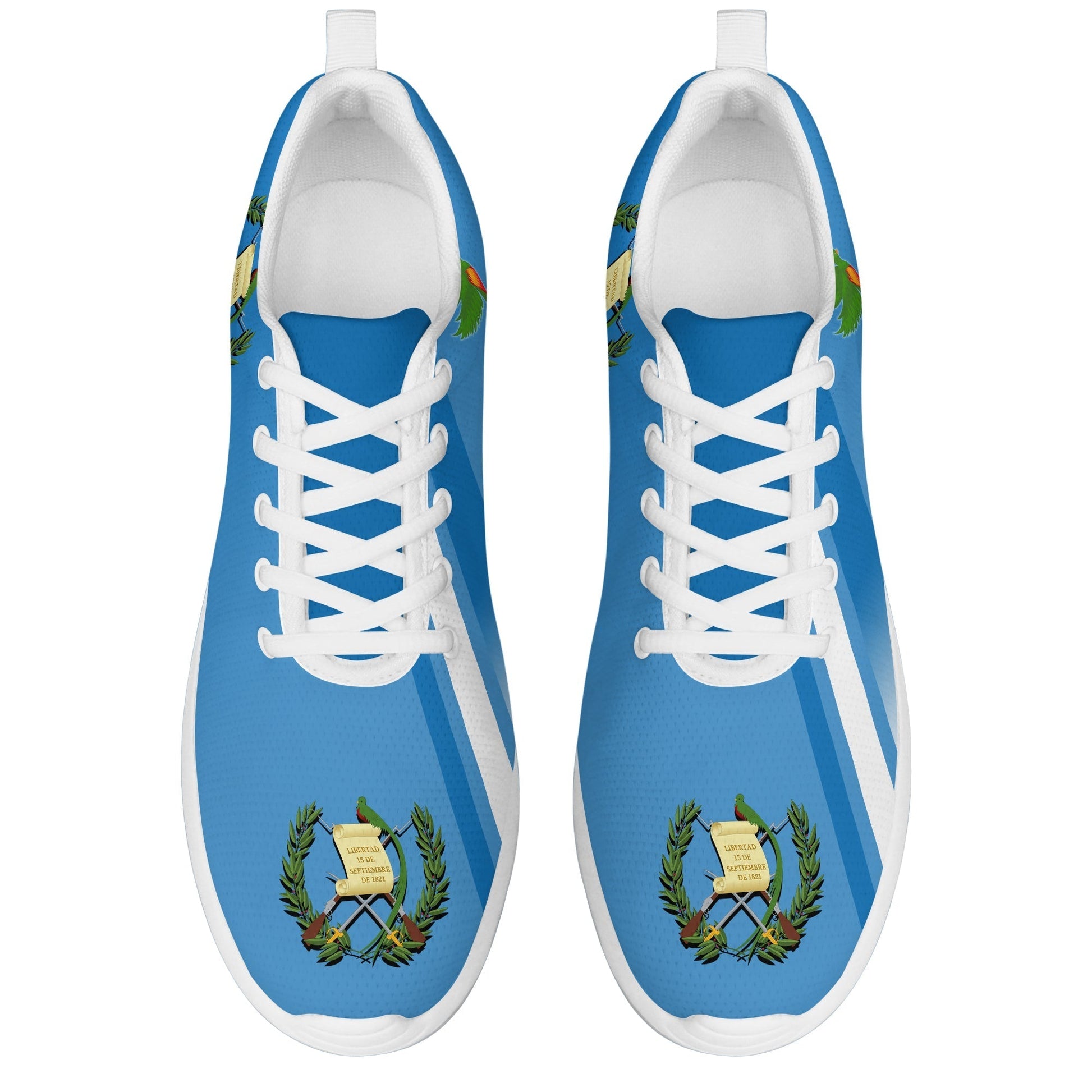 (Custom Personalised) Guatemala Sporty Sneakers Resplendent Quetzal Gorgeous LT13