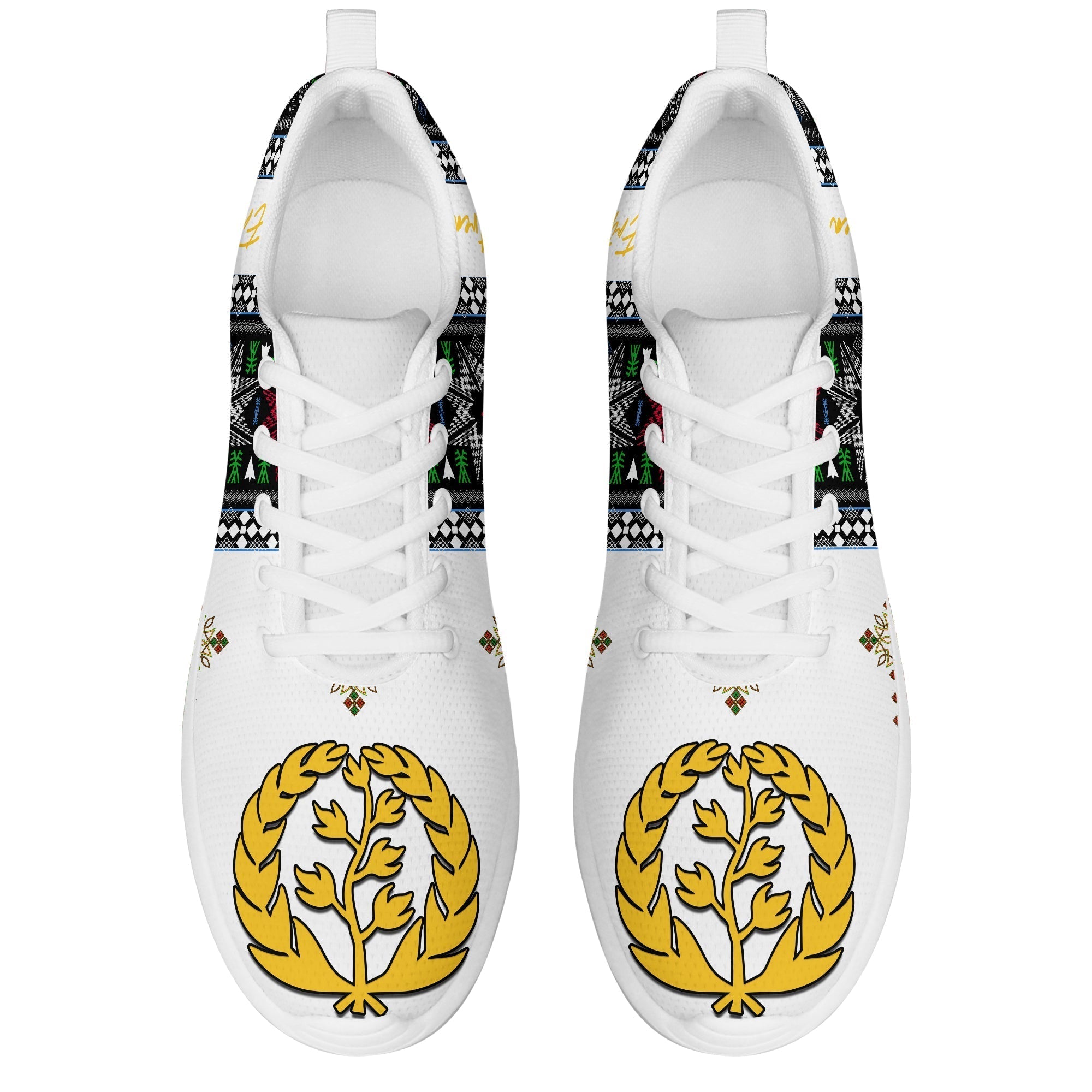 Eritrea Cross Sporty Sneakers Independence Day Proud Eritrean LT13