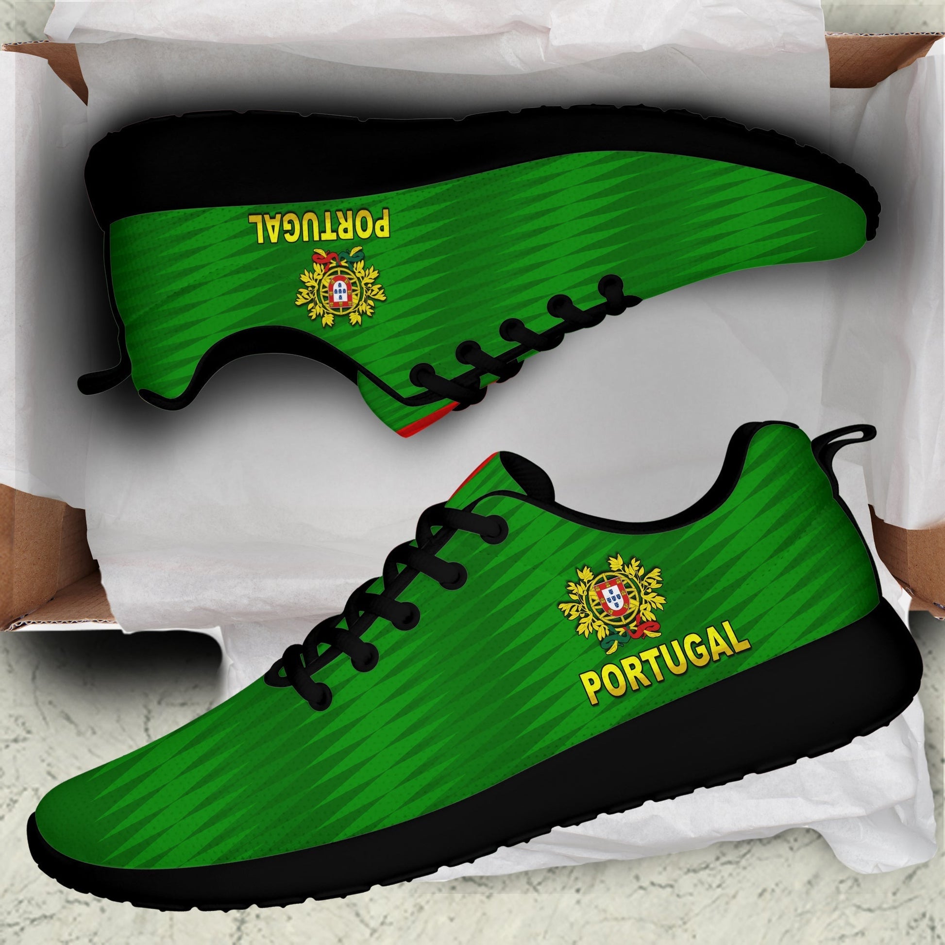 Portugal Football 2022 Sporty Sneakers Style Flag Portuguese Champions LT13