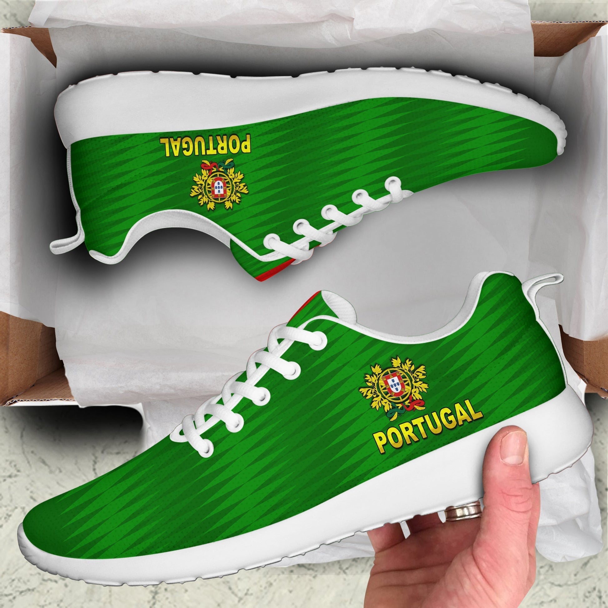 Portugal Football 2022 Sporty Sneakers Style Flag Portuguese Champions LT13