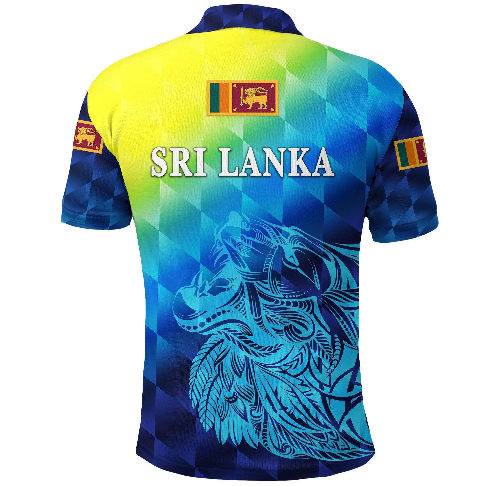 Sri Lanka Polo Shirt Lion Vibes LT8
