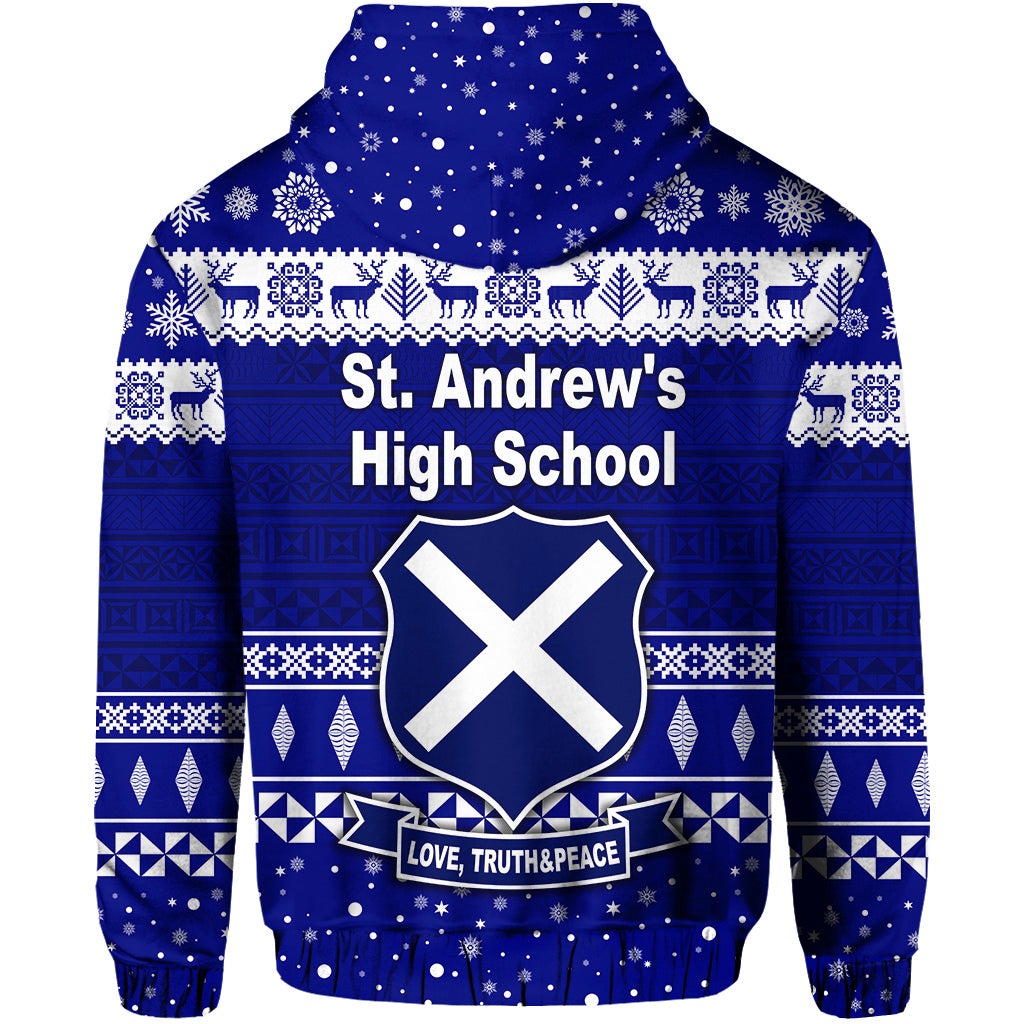 St. andrews High School Christmas Hoodie Simple Style LT8
