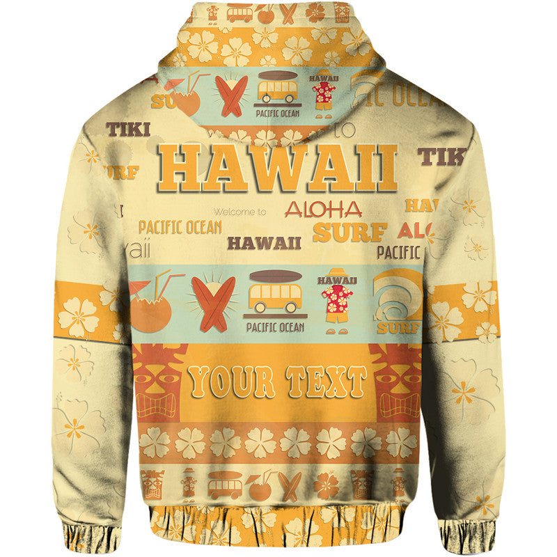 Custom Hawaii Surf Retro Style Hoodie LT9