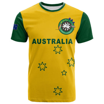 (Custom Personalised) Australia Darts T Shirt Simple Style LT6