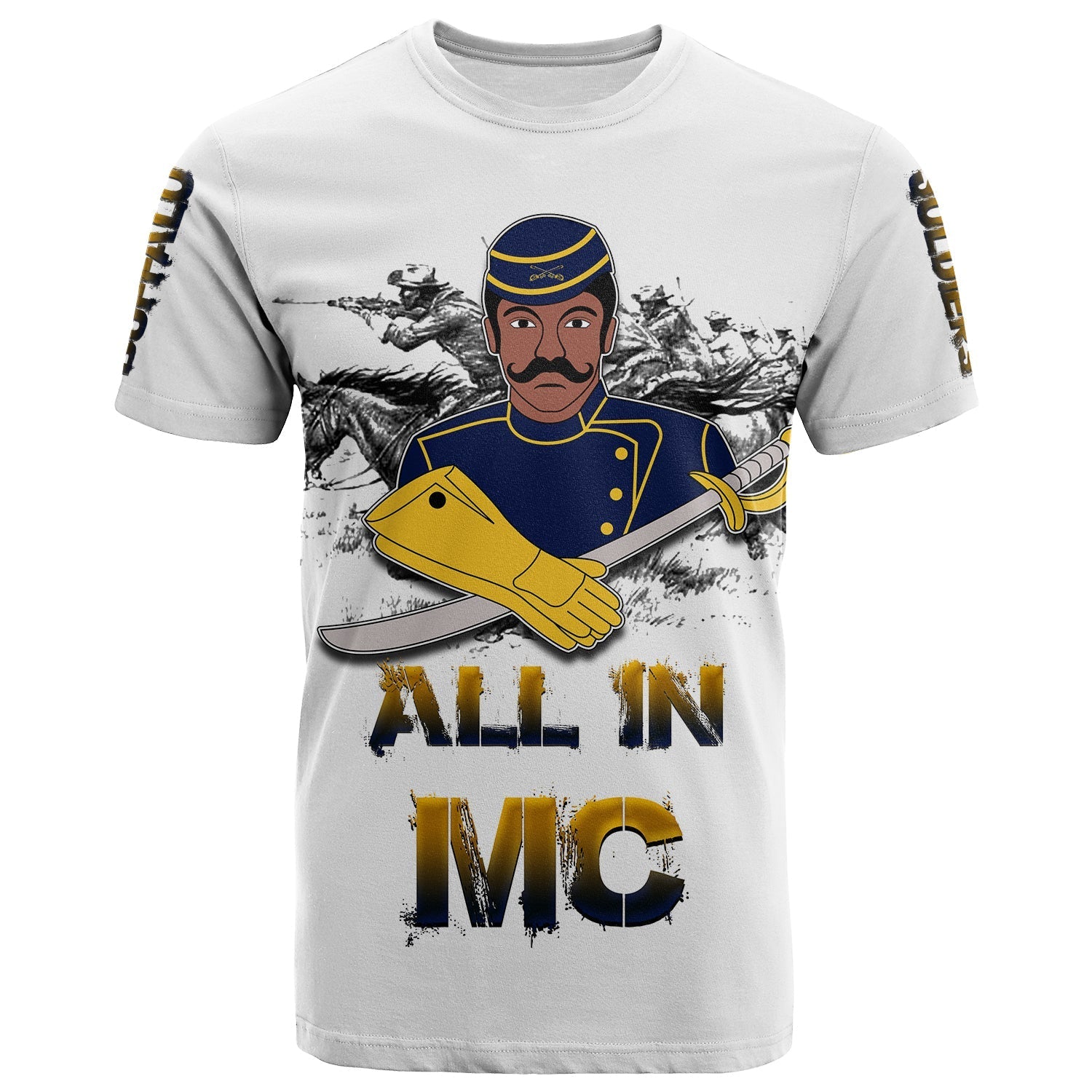 Custom Buffalo Soldiers T Shirt History