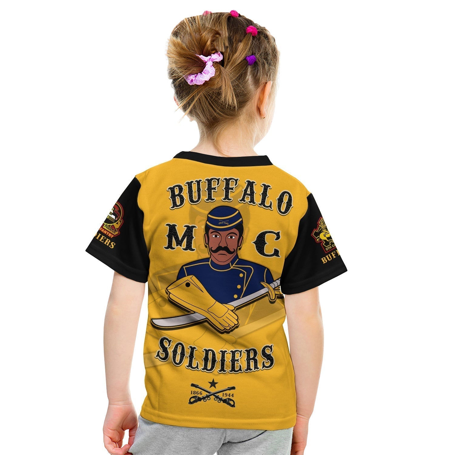 Buffalo Soldiers T Shirt Motorcycle BSMC Club