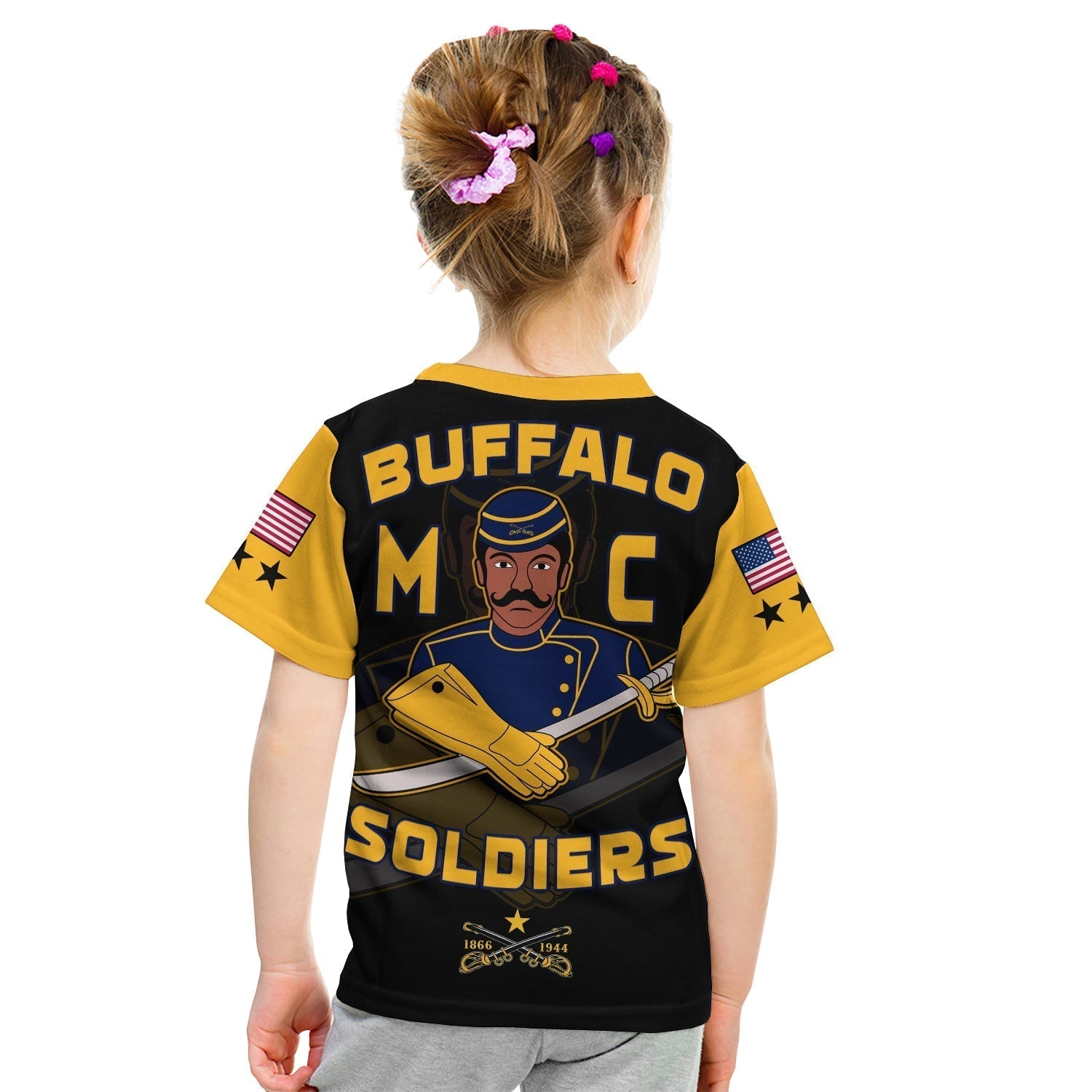 Buffalo Soldiers T Shirt BSMC Club Adore Motorcycle