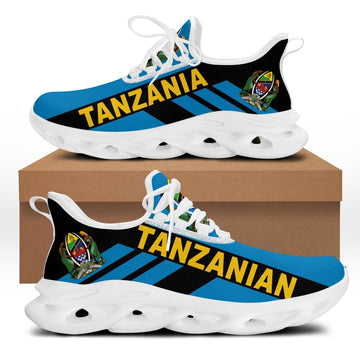 Wonder Print Shop Footwear - Tanzania Stripe Style Clunky Sneakers LT10