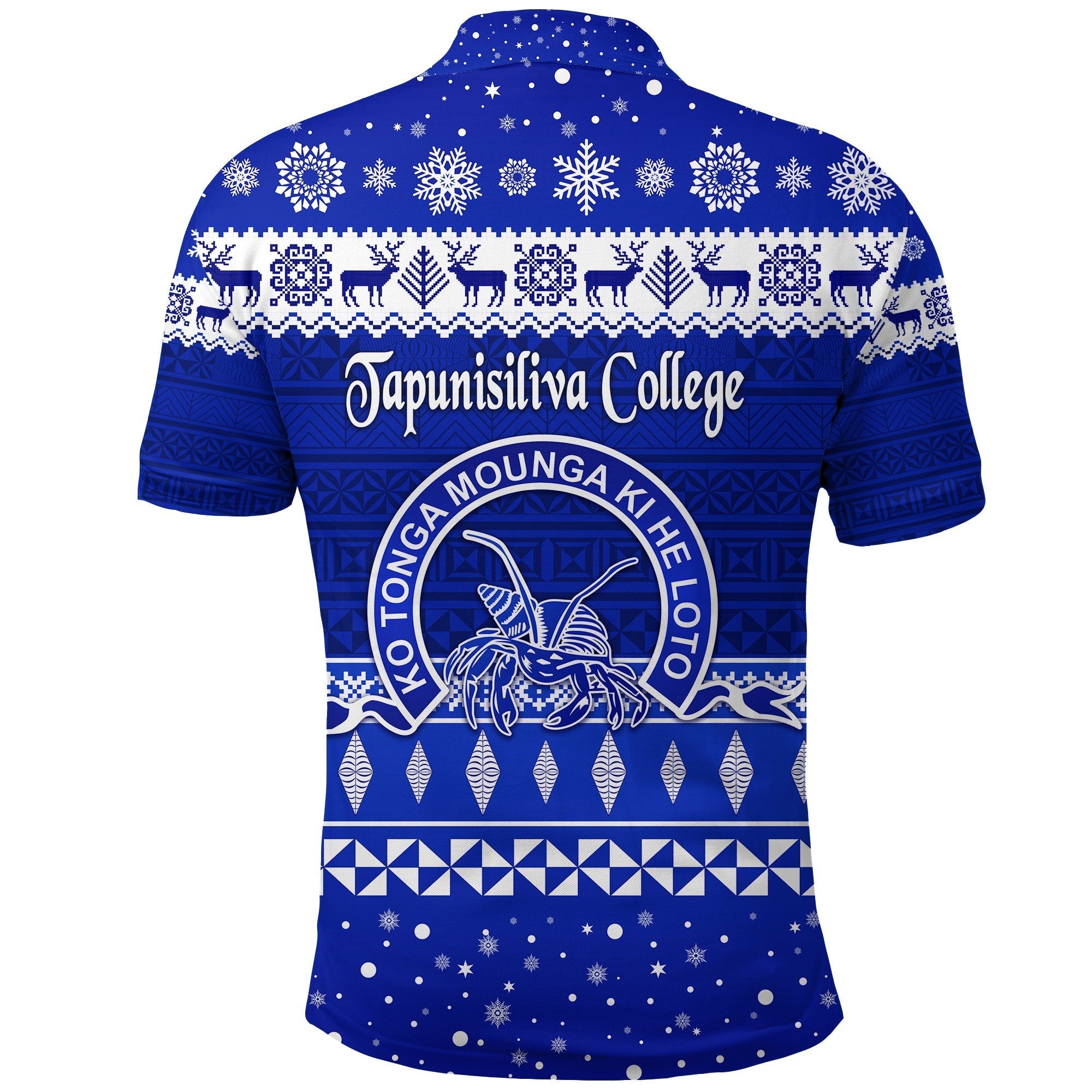 Tapunisiliva College Polo Shirt Christmas Simple Style LT8