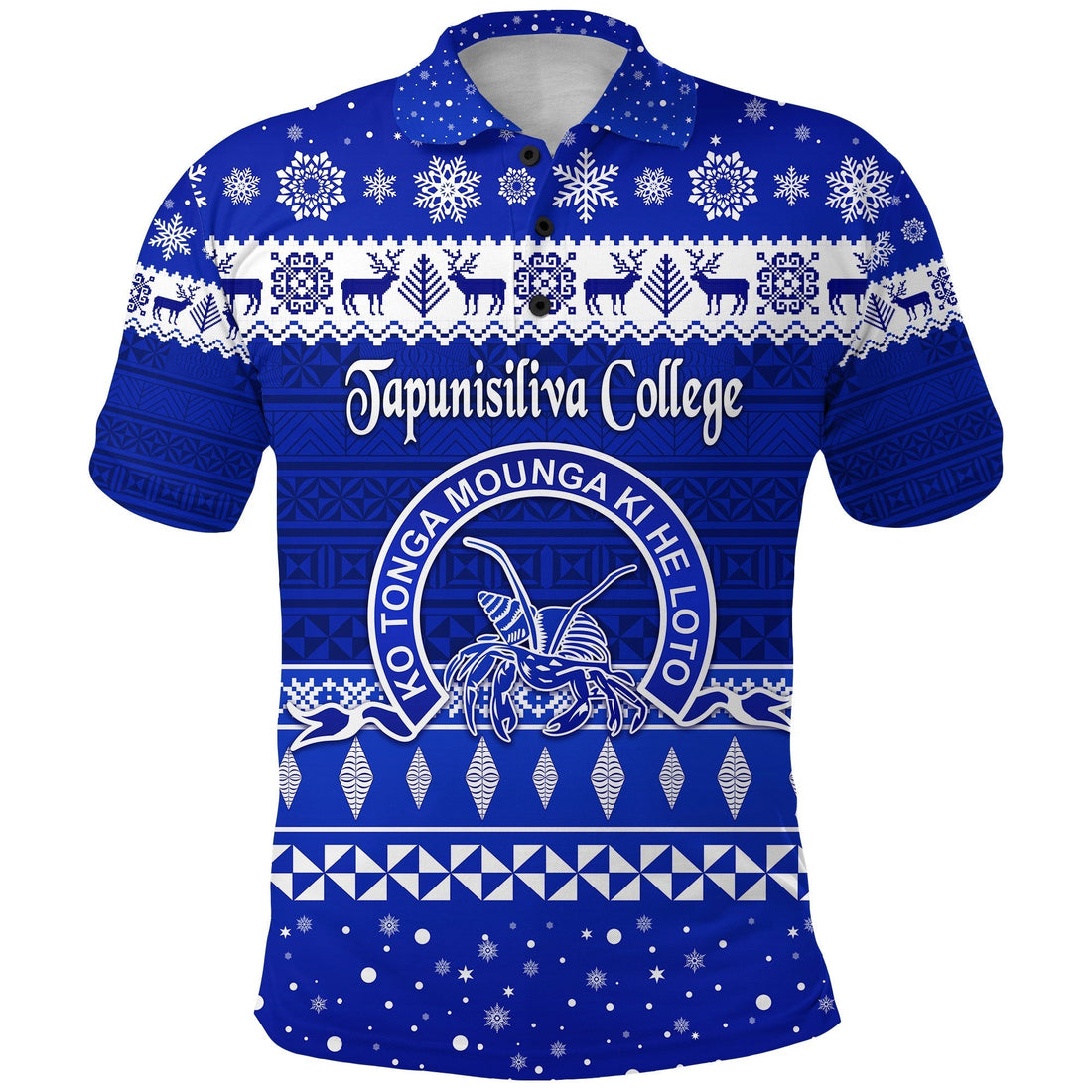 Tapunisiliva College Polo Shirt Christmas Simple Style LT8