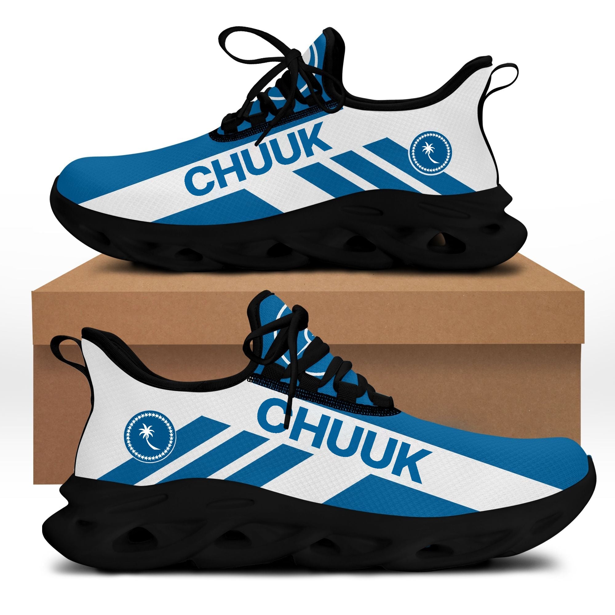 Polynesian Footwear Chuuk Flag Clunky Sneakers LT9