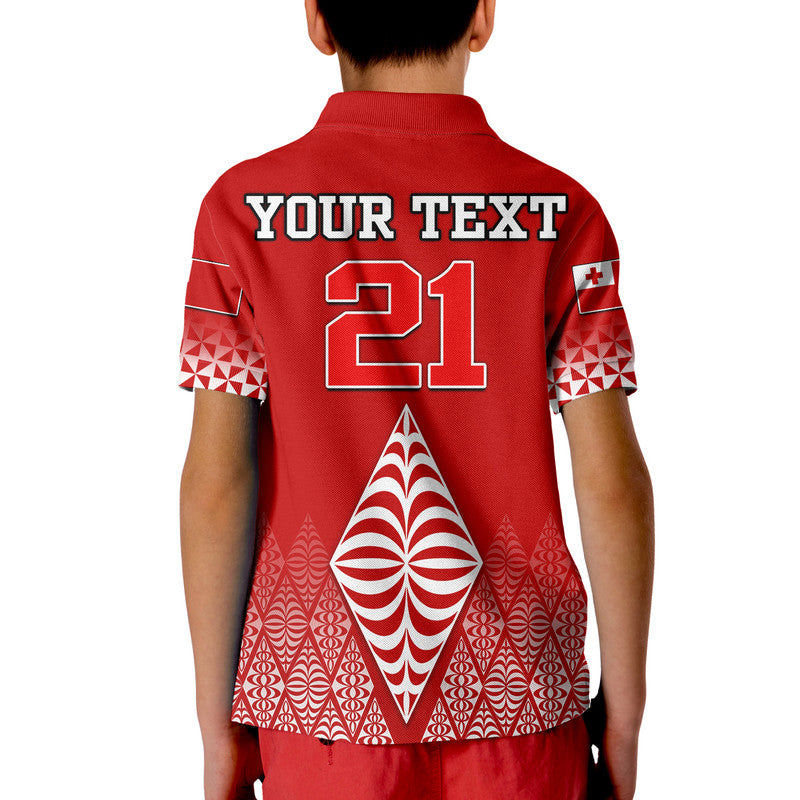 Custom Mate Maa Tonga Rugby Polo Shirt Tongan Kupesi Ngatu Style LT9
