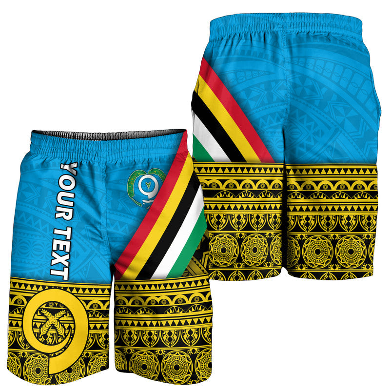 Custom Personalised Vanuatu Torba Province Day Men Short Torba Flag Color Style LT9