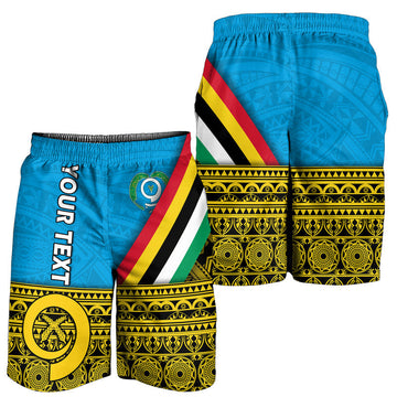 Custom Personalised Vanuatu Torba Province Day Men Short Torba Flag Color Style LT9