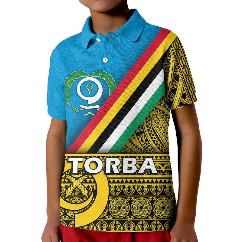 Custom Vanuatu Torba Province Day Polo Shirt Torba Flag Color Style LT9