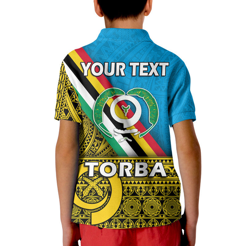 Custom Vanuatu Torba Province Day Polo Shirt Torba Flag Color Style LT9