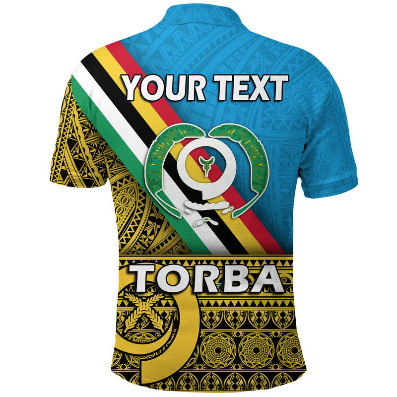Custom Vanuatu Torba Province Day Polo Shirt Torba Flag Color Style LT9