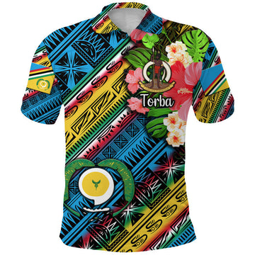 Vanuatu Torba Polo Shirt Independence Be Proud LT8
