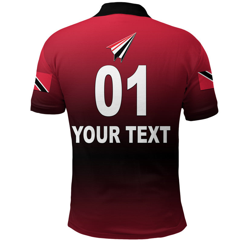 Custom Trinidad And Tobago Cricket Red Force Polo Shirt Original Style LT8