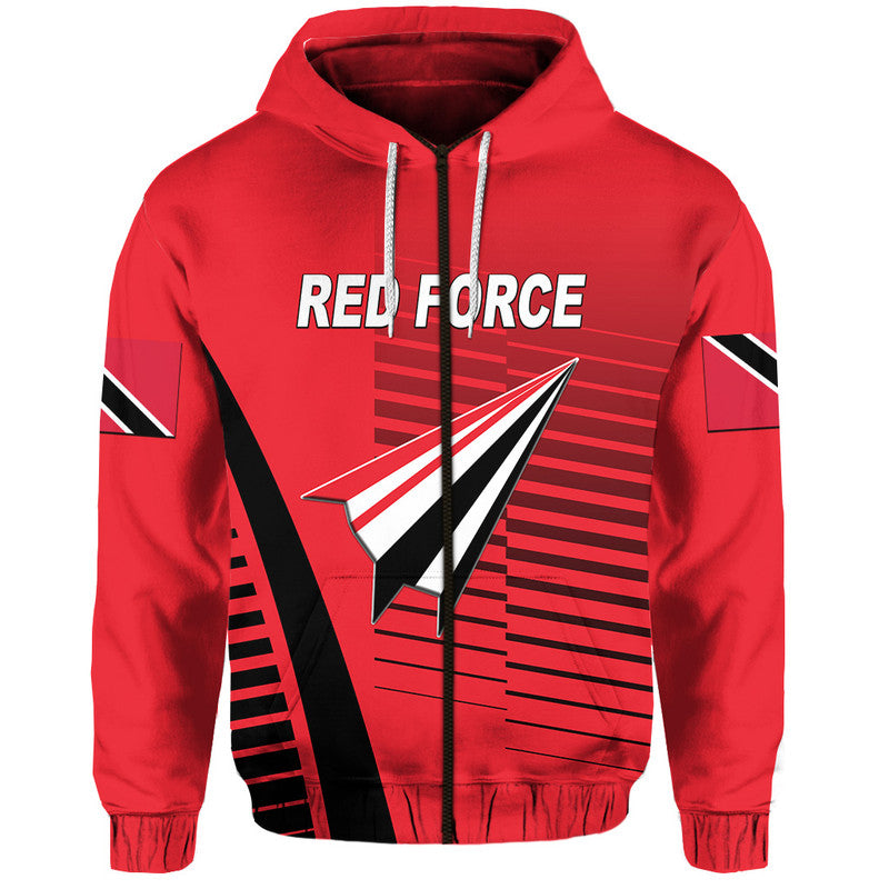 Custom Trinidad And Tobago Cricket Red Force Hoodie Simple Style LT8