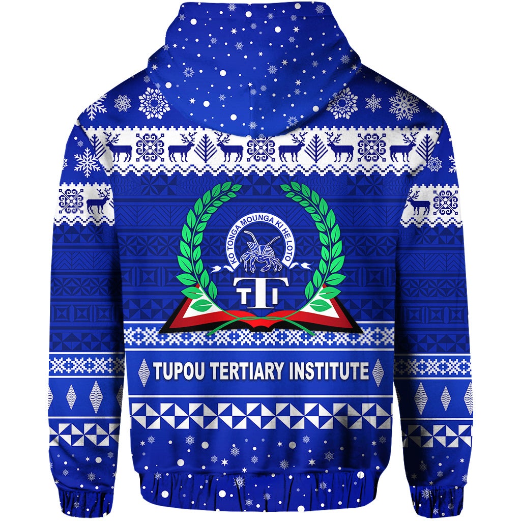 Tupou Tertiary Institute Christmas Tonga Hoodie Simple Style LT8