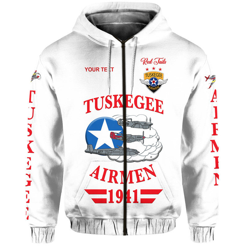 Custom Tuskegee Airmen Hoodie The White Tails Original Style White LT8