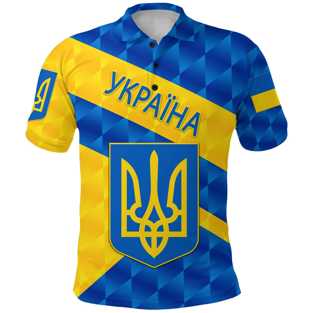 Ukraine Polo Shirt Sporty Style LT8