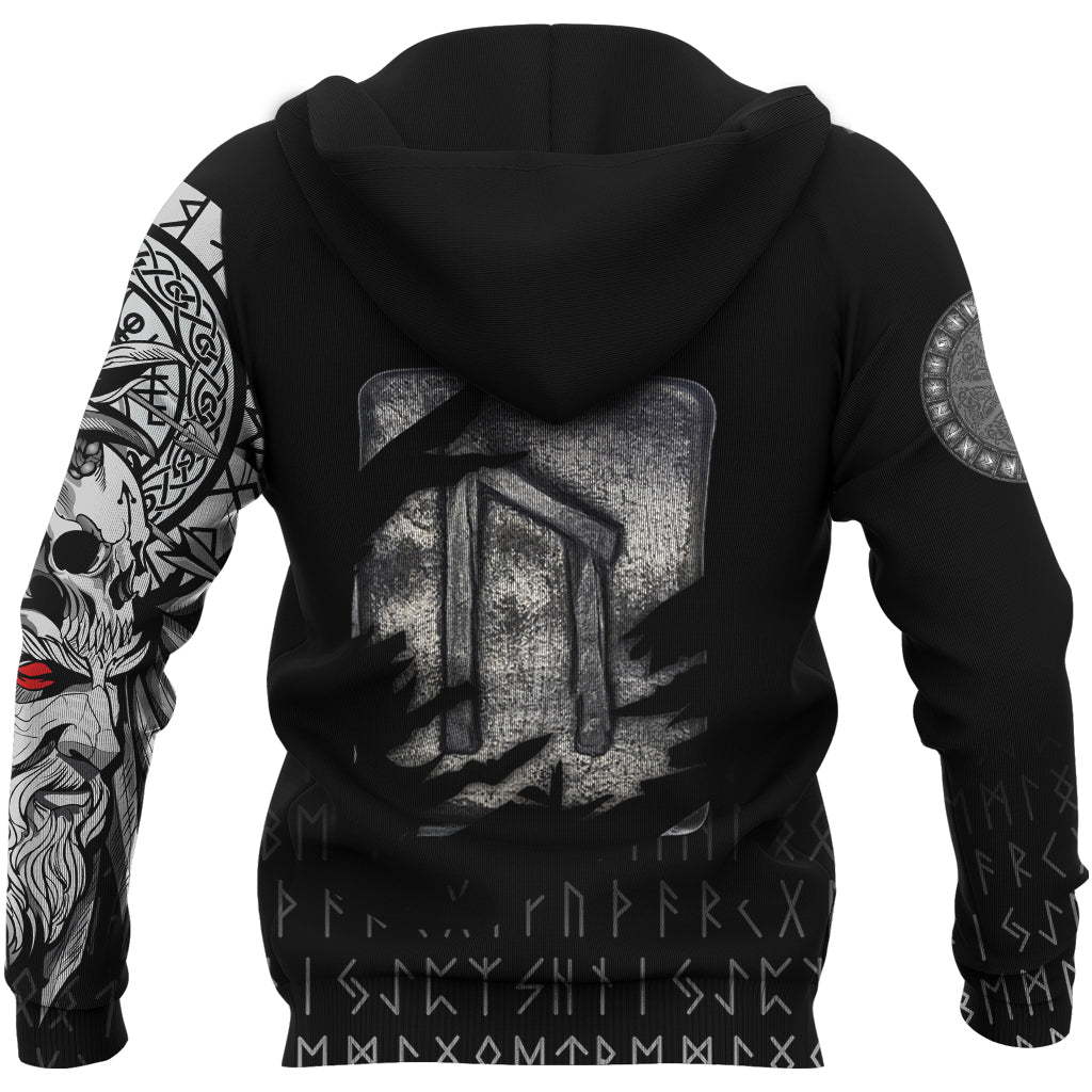 Viking Hoodie Uruz Norse Runes RLT12
