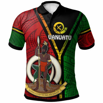 Vanuatu Polo Shirt Custom Vanuatu Flag Style Polo Shirt LT10