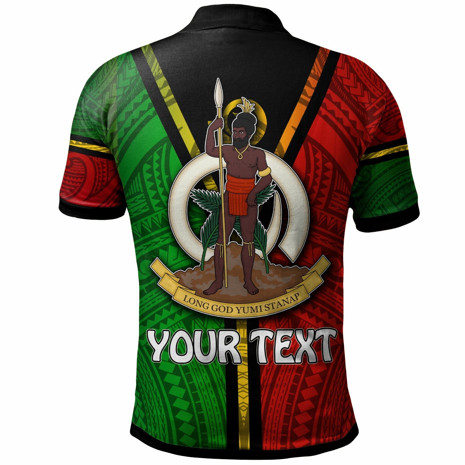 Vanuatu Polo Shirt Custom Vanuatu Flag Style Polo Shirt LT10