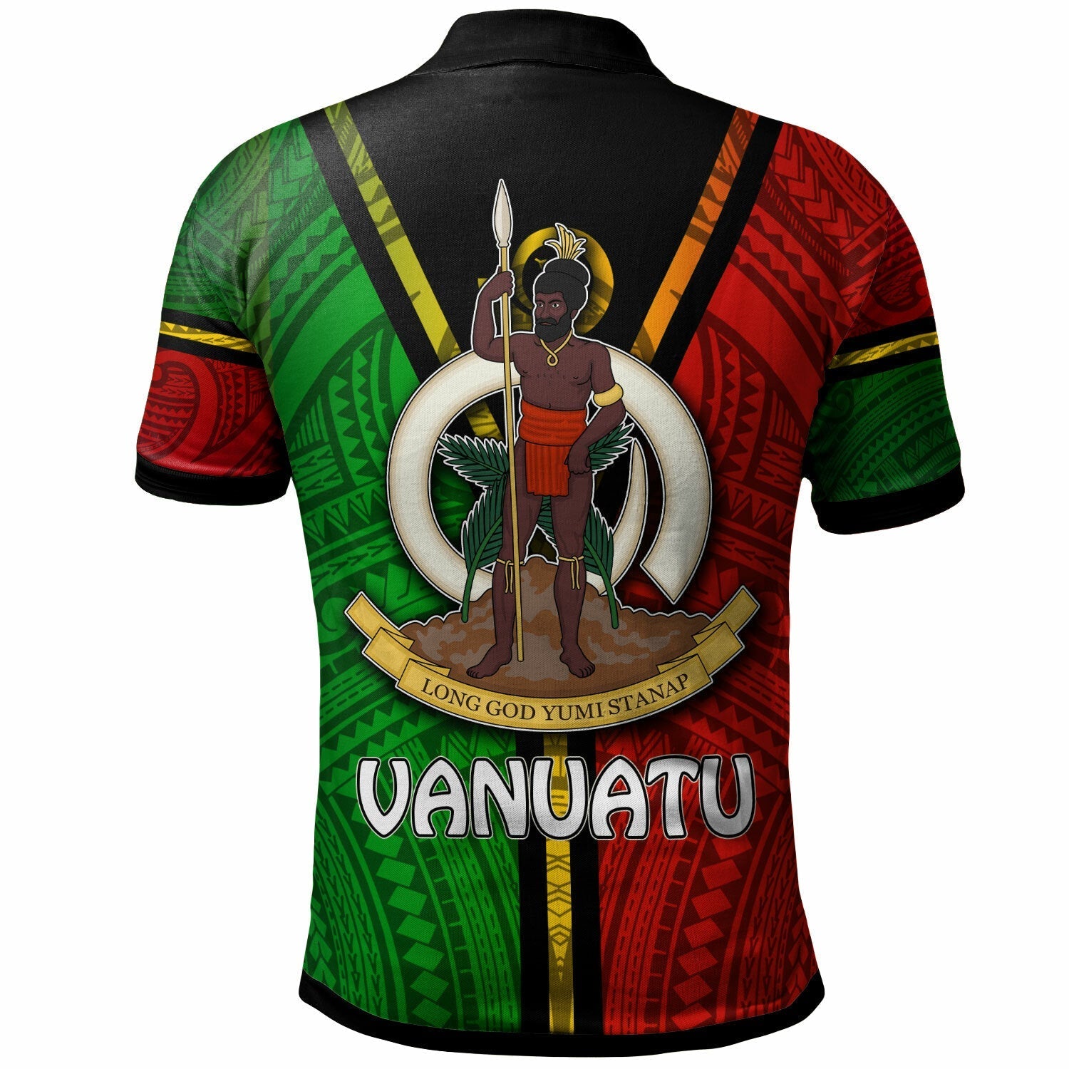 Vanuatu Polo Shirt Custom Vanuatu Flag Style Polo Shirt LT10