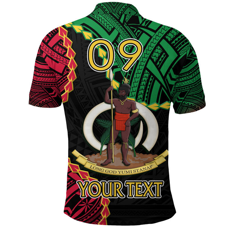 Custom Vanuatu Polo Shirt Basic Coat Of Arms LT9