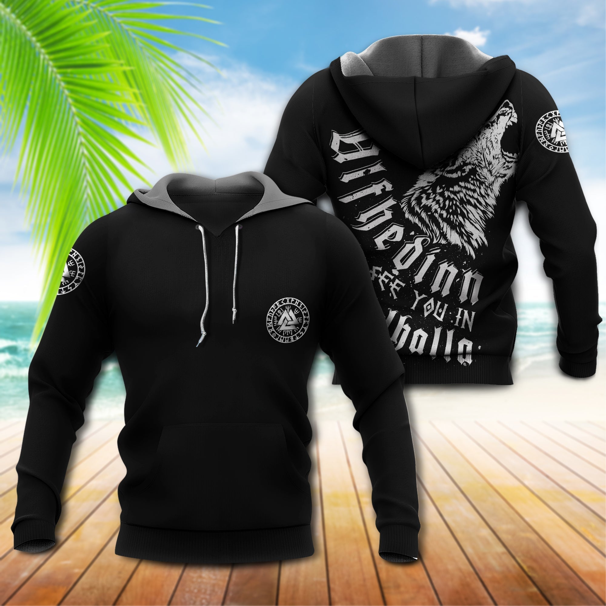 Viking Ulfhedinn See You In Valhalla Viking Hoodie