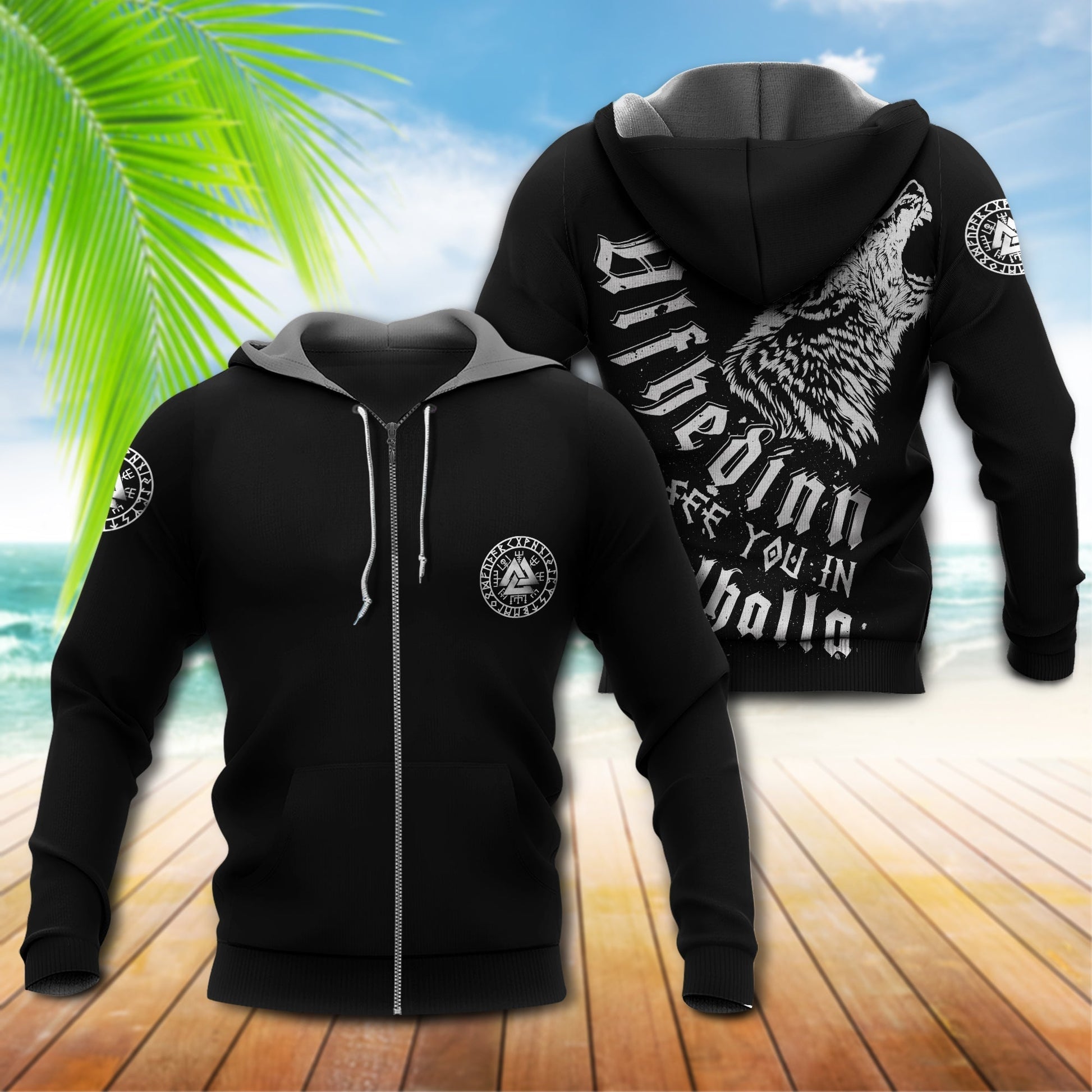 Viking Ulfhedinn See You In Valhalla Viking Hoodie