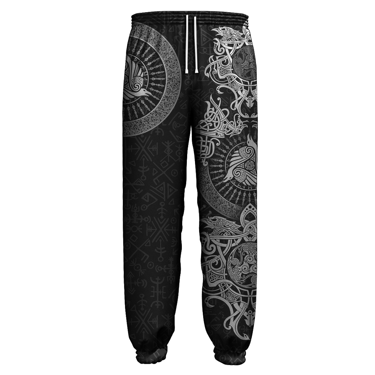 Viking Clothing Viking Raven Tattoo Black Jogger RLT12