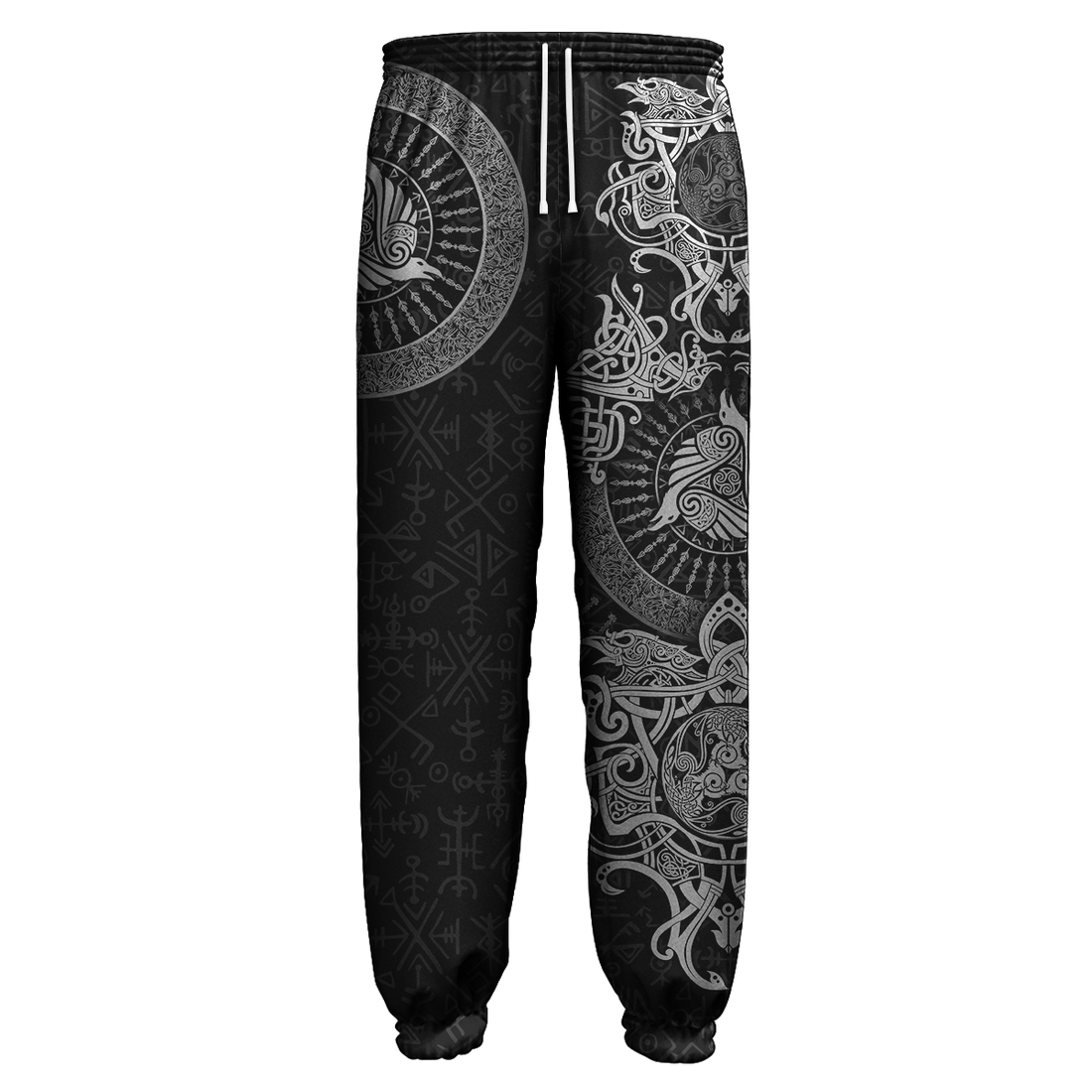 Viking Clothing Viking Raven Tattoo Black Jogger RLT12