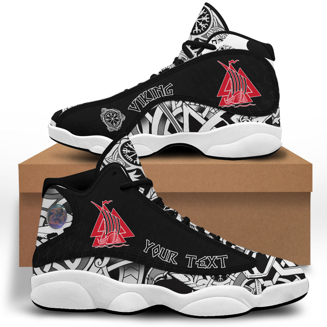 (Custom) Viking - Warship Of The Vikings Drakkar Valknut Sneakers J13 RLT12